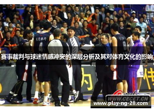 赛事裁判与球迷情感冲突的深层分析及其对体育文化的影响